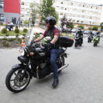 31.05.2018 Kielce. Motocykliści z grupy "Motocyklowi Terroryści Świętokrzyskie" odwiedzili pacjentów w szpitalu dziecięcym z okazji Dnia Dziecka / Jarosław Kubalski / Radio Kielce