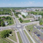 20.05.2018 Końskie. Nadanie imienia Przemysława Gosiewskiego rondu u zbiegu ulic Warszawskiej i Staszica / Jarosław Kubalski / Radio Kielce