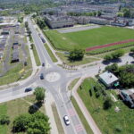 20.05.2018 Końskie. Nadanie imienia Przemysława Gosiewskiego rondu u zbiegu ulic Warszawskiej i Staszica / Jarosław Kubalski / Radio Kielce