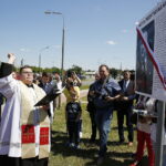 20.05.2018 Końskie. Nadanie imienia Przemysława Gosiewskiego rondu u zbiegu ulic Warszawskiej i Staszica / Jarosław Kubalski / Radio Kielce