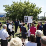 20.05.2018 Końskie. Nadanie imienia Przemysława Gosiewskiego rondu u zbiegu ulic Warszawskiej i Staszica / Jarosław Kubalski / Radio Kielce