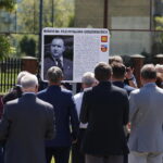 20.05.2018 Końskie. Nadanie imienia Przemysława Gosiewskiego rondu u zbiegu ulic Warszawskiej i Staszica / Jarosław Kubalski / Radio Kielce