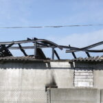 06.05.2018 Radlin. Spalona ferma kurza / Jarosław Kubalski / Radio Kielce