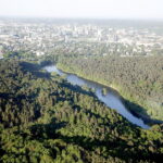 10.05.2018 Wilno. Litwa. Widok z wieży telewizyjnej / Jarosław Kubalski / Radio Kielce