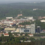 10.05.2018 Wilno. Litwa. Widok z wieży telewizyjnej / Jarosław Kubalski / Radio Kielce