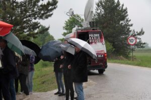 Skrzelczyce w gminie Pierzchnica. Program "Interwencja" / Krzysztof Bujnowicz / Radio Kielce