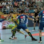 Pierwszy mecz finału PGNiG Superligi piłkarzy ręcznych: Orlen Wisła Płock - PGE Vive Kielce / Krzysztof Bujnowicz / Radio Kielce