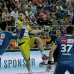 Pierwszy mecz finału PGNiG Superligi piłkarzy ręcznych: Orlen Wisła Płock - PGE Vive Kielce / Krzysztof Bujnowicz / Radio Kielce