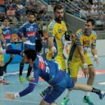 Pierwszy mecz finału PGNiG Superligi piłkarzy ręcznych: Orlen Wisła Płock - PGE Vive Kielce / Krzysztof Bujnowicz / Radio Kielce