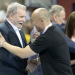 Finał Pucharu Polski piłkarzy ręcznych: PGE Vive Kielce - Azoty Puławy. Talant Dujszebajew / Krzysztof Bujnowicz / Radio Kielce