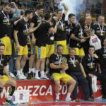 Finał PP piłkarzy ręcznych: PGE Vive Kielce - Azoty Puławy. Vive z Pucharem Polski / Krzysztof Bujnowicz / Radio Kielce