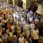 Bazylika Katedralna. Msza rozpoczynająca uroczystości 227. rocznicy uchwalenia Konstytucji 3 Maja / Marzena Mąkosa / Radio Kielce