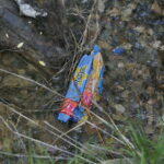 Zanieczyszczona rzeka Silnica przy ulicy Karczunek / Marzena Mąkosa / Radio Kielce