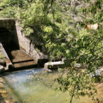 Zanieczyszczona rzeka Silnica przy ulicy Karczunek / Marzena Mąkosa / Radio Kielce