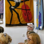 Wernisaż prac Kiki Szaszkiewiczowej „Obrazy Szydełkiem Malowane” w Instytucie Kultury Spotkania i Dialogu przy ul. Planty 7 / Marzena Mąkosa / Radio Kielce