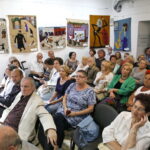 Wernisaż prac Kiki Szaszkiewiczowej „Obrazy Szydełkiem Malowane” w Instytucie Kultury Spotkania i Dialogu przy ul. Planty 7 / Marzena Mąkosa / Radio Kielce