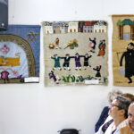 Wernisaż prac Kiki Szaszkiewiczowej „Obrazy Szydełkiem Malowane” w Instytucie Kultury Spotkania i Dialogu przy ul. Planty 7 / Marzena Mąkosa / Radio Kielce