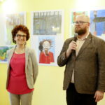 Wręczenie nagród i prezentacja prac z konkursu plastycznego "Z literaturą wśród zwierząt" w Miejskiej Bibliotece Publicznej na ulicy Jana Nowaka - Jeziorańskiego / Marzena Mąkosa / Radio Kielce