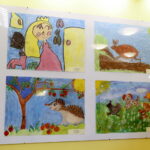 Wręczenie nagród i prezentacja prac z konkursu plastycznego "Z literaturą wśród zwierząt" w Miejskiej Bibliotece Publicznej na ulicy Jana Nowaka - Jeziorańskiego / Marzena Mąkosa / Radio Kielce