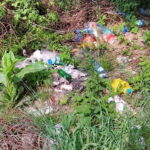 Dzikie wysypiska śmieci przy ogródkach działkowych / Marzena Mąkosa / Radio Kielce