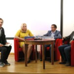 Spotkanie promocyjne książki: "Zapisy terroru. Okupacja niemiecka w dystrykcie radomskim". Ewa Kołomańska, dr Tomasz Domański, prof. Jerzy Gapys / Marzena Mąkosa / Radio Kielce