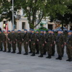 Uroczysty capstrzyk upamiętniający 83. rocznicę śmierci Marszałka Józefa Piłsudskiego / Marzena Mąkosa / Radio Kielce