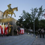 Uroczysty capstrzyk upamiętniający 83. rocznicę śmierci Marszałka Józefa Piłsudskiego / Marzena Mąkosa / Radio Kielce