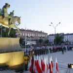 Uroczysty capstrzyk upamiętniający 83. rocznicę śmierci Marszałka Józefa Piłsudskiego / Marzena Mąkosa / Radio Kielce