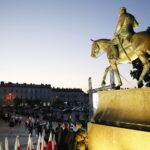 Uroczysty capstrzyk upamiętniający 83. rocznicę śmierci Marszałka Józefa Piłsudskiego / Marzena Mąkosa / Radio Kielce