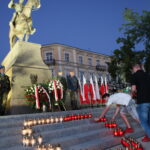 Uroczysty capstrzyk upamiętniający 83. rocznicę śmierci Marszałka Józefa Piłsudskiego / Marzena Mąkosa / Radio Kielce