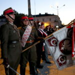 Uroczysty capstrzyk upamiętniający 83. rocznicę śmierci Marszałka Józefa Piłsudskiego / Marzena Mąkosa / Radio Kielce