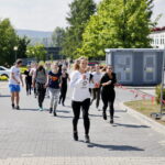 Bieg studentów przez Kampus Uniwersytetu Jana Kochanowskiego w Kielcach / Marzena Mąkosa / Radio Kielce