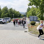 Bieg studentów przez Kampus Uniwersytetu Jana Kochanowskiego w Kielcach / Marzena Mąkosa / Radio Kielce