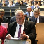 Konferencja naukowa "Nauka a wymiar sprawiedliwości" w Europejskim Centrum Edukacji Geologicznej w Korzecku. Na zdjęciu: Bogdan Święczkowski - I Zastępca Prokuratora Generalnego, Prokurator Krajowy / Marzena Mąkosa / Radio Kielce