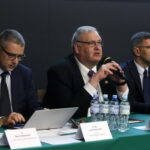 Konferencja naukowa "Nauka a wymiar sprawiedliwości" w Europejskim Centrum Edukacji Geologicznej w Korzecku. Na zdjęciu: Bogdan Święczkowski - I Zastępca Prokuratora Generalnego, Prokurator Krajowy / Marzena Mąkosa / Radio Kielce