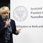 Spotkanie z cyklu „Kłopoty z historią” na temat „Lewica niejedno ma imię! Wokół kłamstwa komunistycznego”. Na zdjęciu: Dorota Koczwańska-Kalita - naczelnik delegatury IPN w Kielcach / Marzena Mąkosa / Radio Kielce