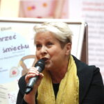 Konferencja prasowa dotycząca spektaklu "Umrzeć ze śmiechu". Teresa Bielińska / Marzena Mąkosa / Radio Kielce