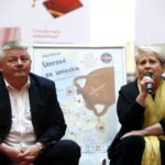 Konferencja prasowa dotycząca spektaklu "Umrzeć ze śmiechu". Mirosław i Teresa Bielińscy / Marzena Mąkosa / Radio Kielce