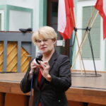 Ojcowie Niepodległości - otwarcie wystawy w Miejskim Centrum Kultury w Skarżysku-Kamiennej. Dr Dorota Koczwańska-Kalita - naczelnik Delegatury IPN w Kielcach / Marzena Mąkosa / Radio Kielce