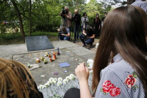 75 rocznica morderstwa dzieci żydowskich w Kielcach / Marzena Mąkosa / Radio Kielce