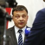 Konferencja konsultacyjna dotycząca Polityki Surowcowej Państwa. Mariusz Orion Jędrysek - Sekretarz Stanu w Ministerstwie Środowiska / Marzena Mąkosa / Radio Kielce