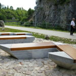 Naprawione Ławeczki Jerzego Kapuścińskiego / Marzena Mąkosa / Radio Kielce