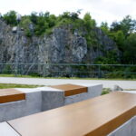 Naprawione Ławeczki Jerzego Kapuścińskiego / Marzena Mąkosa / Radio Kielce