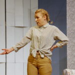 Próba medialna spektaklu "Umrzeć ze śmiechu" grupy teatralnej TeTaTeT w Sali Kongresowej Kieleckiego Centrum Biznesu / Marzena Mąkosa / Radio Kielce