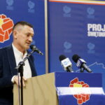 Konwencja wyborcza Bogdana Wenty i Projektu Świętokrzyskie w Filharmonii Świętokrzyskiej. Grzegorz Świercz - radny sejmiku województwa świętokrzyskiego  / Marzena Mąkosa / Radio Kielce