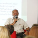 Debata dotycząca patriotyzmu w OMPiO. Na zdjęciu: prof. dr hab. Adam Massalski / Marzena Mąkosa / Radio Kielce