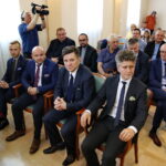 Urząd Stanu Cywilnego. Podpisanie porozumienia o współpracy dotyczącej organizowania pomocy materialnej dla ofiar wojny w Syrii oraz propagowania idei pokoju w świecie i unikania przemocy / Marzena Mąkosa / Radio Kielce