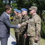 Minister obrony narodowej Mariusz Błaszczak w jednostce CPdMZ / Marzena Mąkosa / Radio Kielce