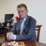 Minister obrony narodowej Mariusz Błaszczak w jednostce CPdMZ. Minister Mariusz Błaszczak / Marzena Mąkosa / Radio Kielce