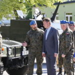 Minister obrony narodowej Mariusz Błaszczak w jednostce CPdMZ / Marzena Mąkosa / Radio Kielce